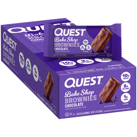 Quest Nutrition Quest Bake Shop Brownies Chocolate box front