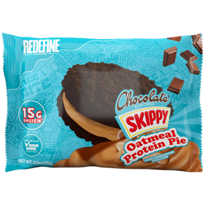 Oatmeal Protein Pie - 15g Protein - Skippy Chocolate Peanut Butter (8 Servings)