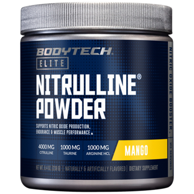 Nitrulline Powder – Supports Nitric Oxide Production, Endurance, & Muscle Performance – Mango (8.4 oz./25 Servings)