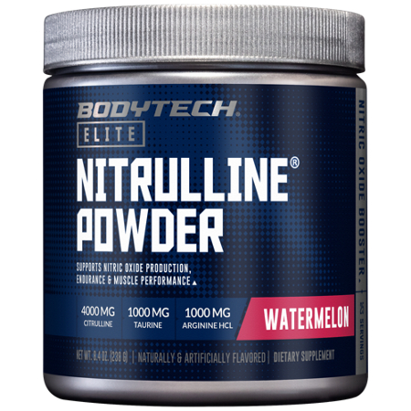 BodyTech Elite Nitrulline Powder container front