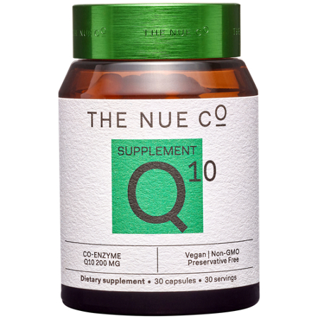 The Nue Co Coenzyme Q10 for Cellular Health capsules 200 MG front