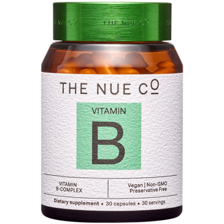 The Nue Co Vitamin B-Complex capsules front