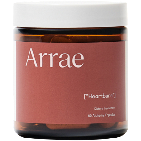 Arrae Heartburn and Acid Reflux Relief capsules front