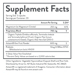 Supplement Facts label for Arrae Constipation Supports Gut Health Capsules