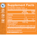 Supplement Facts: Colostrum Powder Immune Support