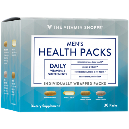 The Vitamin Shoppe Mens Health Packs box view 2