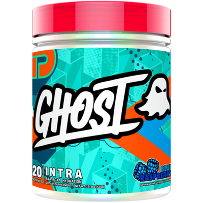 GHOST Intra EAA BCAA Hydration - Blue Raspberry (15.5 Oz.  / 20 Servings)