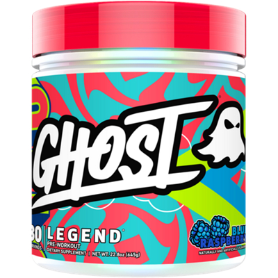 GHOST Legend V4 Pre-Workout - Blue Raspberry (22.8 Oz. / 30 Servings)