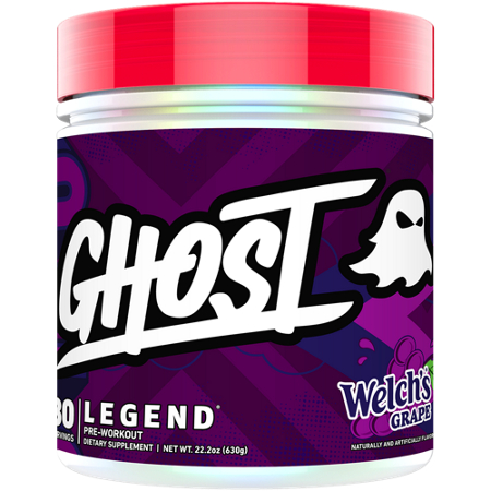 GHOST Legend V4 Pre-Workout Welch's Grape container front