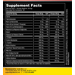 Gorilla Mode Pre-Workout Supplement Facts Label