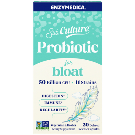 Enzymedica Subculture Probiotic for Bloat box front