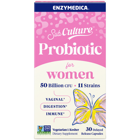 Enzymedica Subculture Probiotic Women's Health Box Front