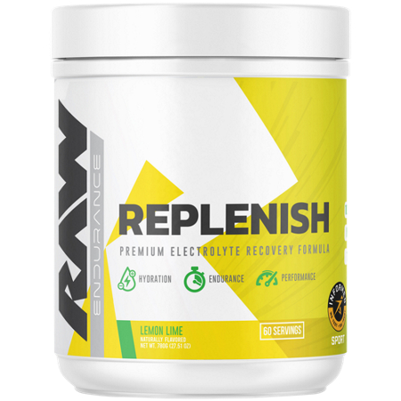RAW Replenish Premium Electrolyte Recovery Formula container front
