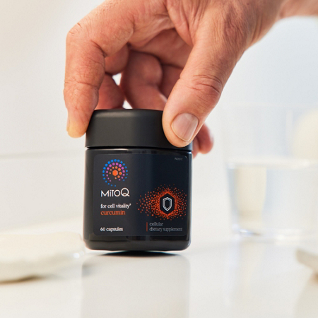 MitoQ Curcumin for Cell Vitality with Longvida capsules view 4