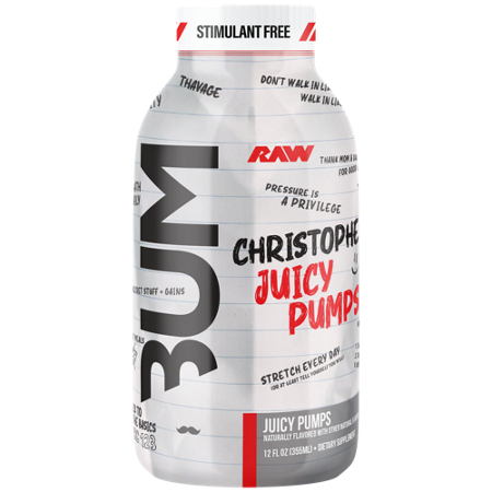 RAW Cbum Series Juicy Pumps bottle front