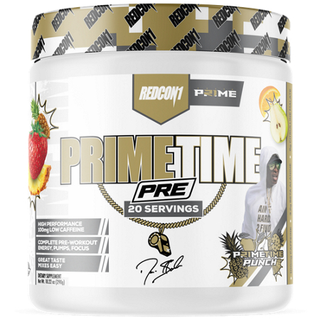 RedCon1 PrimeTime Pre-Workout Punch container front