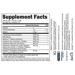 Supplement Facts label for Strawberry Lemonade Recovery Supplement