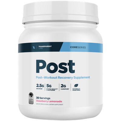 Post – Post-Workout Recovery Supplement – Strawberry Lemonade (1.14 lbs./30 Servings)