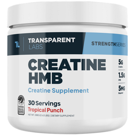 Transparent Labs Creatine HMB Tropical Punch container front
