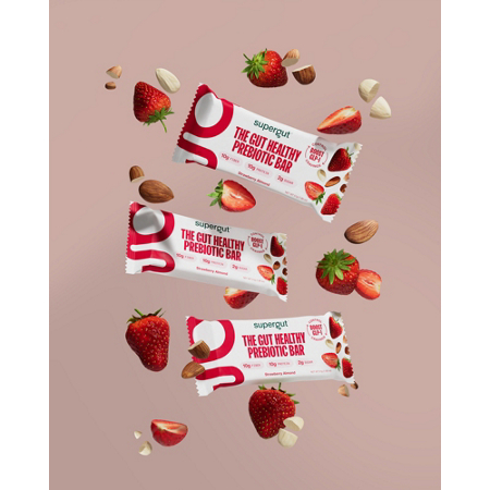 The Gut Healthy Prebiotic Bar Strawberry Almond view 5
