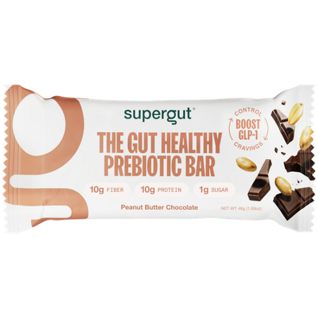 The Gut Healthy Prebiotic Bar Peanut Butter Chocolate by Supergut view 4