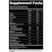 Supplement Facts label for Alpha Lion Superhuman Extreme Energy PreWorkout