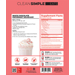 Clean Simple Eats 100 Percent Grass Fed Whey Protein label view 3