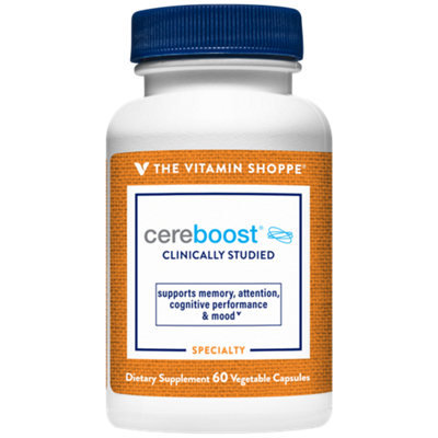 Cereboost – Supports Memory, Attention, Cognitive Performance, and Mood (60 Vegetable Capsules)