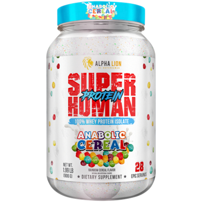 Superhuman 100% Whey Protein Isolate – Anabolic Rainbow Cereal (1.99 lbs./28 Servings)