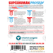 Superhuman 100 Percent Whey Protein Isolate PB and Gains label view 4