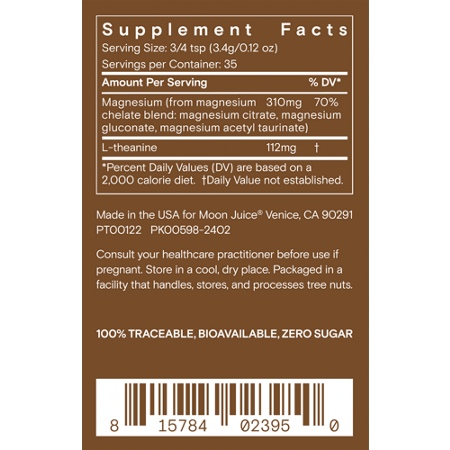Moon Juice Magnesi-Om Magnesium Powder Label