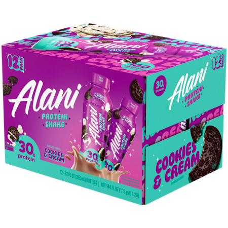 Alani Nu Protein Shake Cookies and Cream 12 Drinks view 4