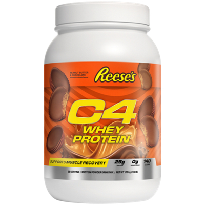 C4 Whey Protein - Reese's Peanut Butter & Chocolate (2.48 Lbs./ 28 Servings)