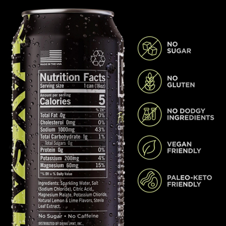 Sparkling Electrolyte Water Citrus Salt can view 3