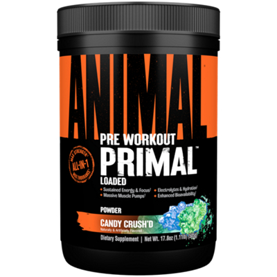 Animal Pre-Workout Primal - Candy Crush'd (17.8 Oz. / 25 Servings)