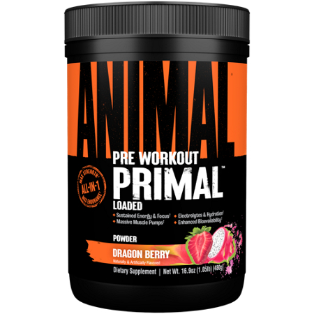 Animal Pre Workout Primal Dragon Berry powder front