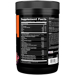 Supplement Facts label for Universal Animal Pre-Workout Primal Dragon Berry
