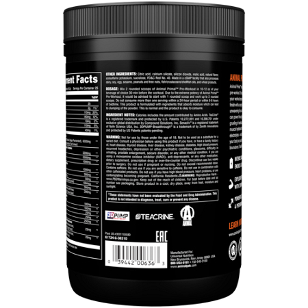 Universal Animal Pre-Workout Primal Dragon Berry view 4