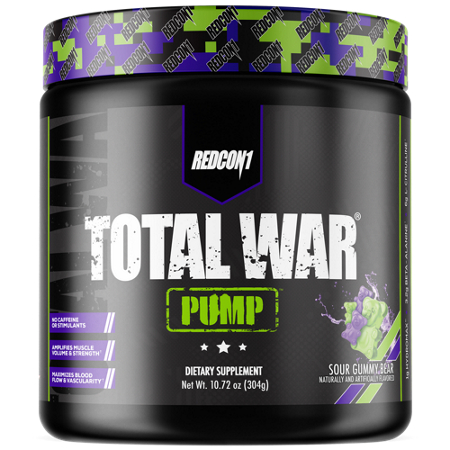RedCon1 Total War Pump Sour Gummy Bear container front