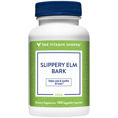 Slippery Elm Bark – Helps Coat & Soothe the GI Tract (100 Vegetable Capsules)