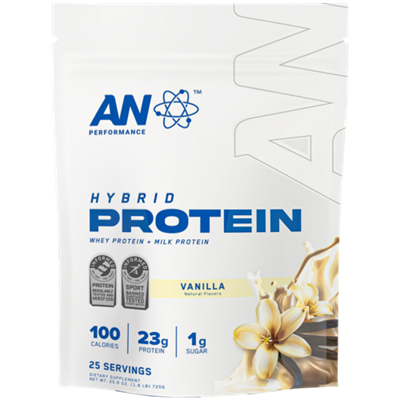 Hybrid Whey Protein + Milk Protein - Vanilla (1.6 Lbs. / 25 Servings)