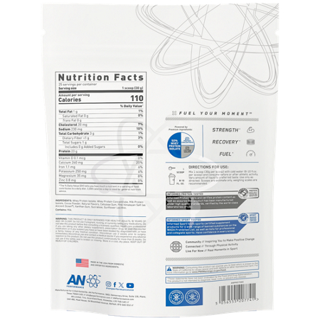 Hybrid Whey Protein Milk Protein Chocolate bag back