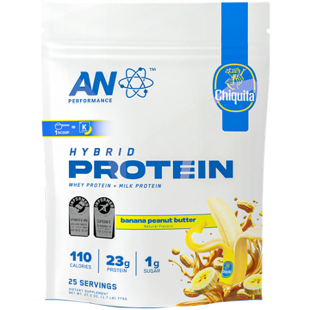 AN PERFORMANCE Hybrid Whey Protein Milk Protein bag front