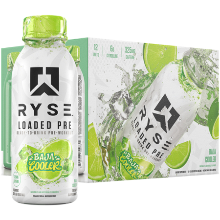 Ryse Ready-To-Drink Pre-Workout Baja Cooler bottle view 4
