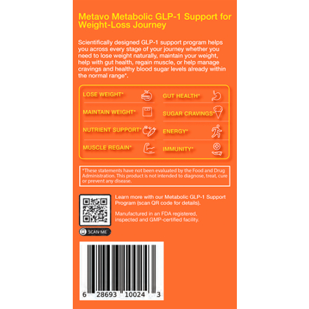 Metavo Advanced GLP-1 Glucose Metabolism Support capsules 150 MG view 5