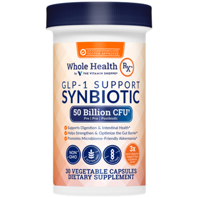 GLP-1 Support Synbiotic Probiotic - 50 Billion CFU (30 Vegetable Capsules)