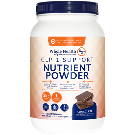 Whole Health RX GLP-1 Support Nutrient Powder container front