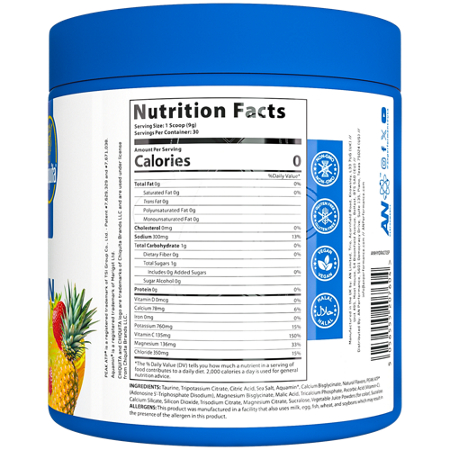 Hydration + Electrolytes Pineapple Strawberry 30 Servings view 3