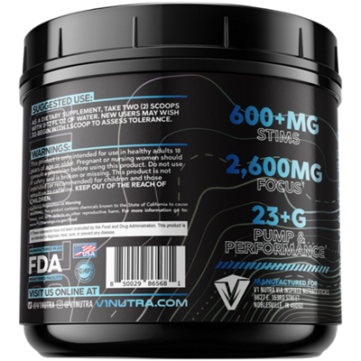 V1X All-In-1 Pre-Workout for Performance, Focus, and Energy - Jawzbreaker (1.26 Lbs.)
