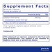Supplement Facts for Pure Encapsulations Colostrum 900 MG